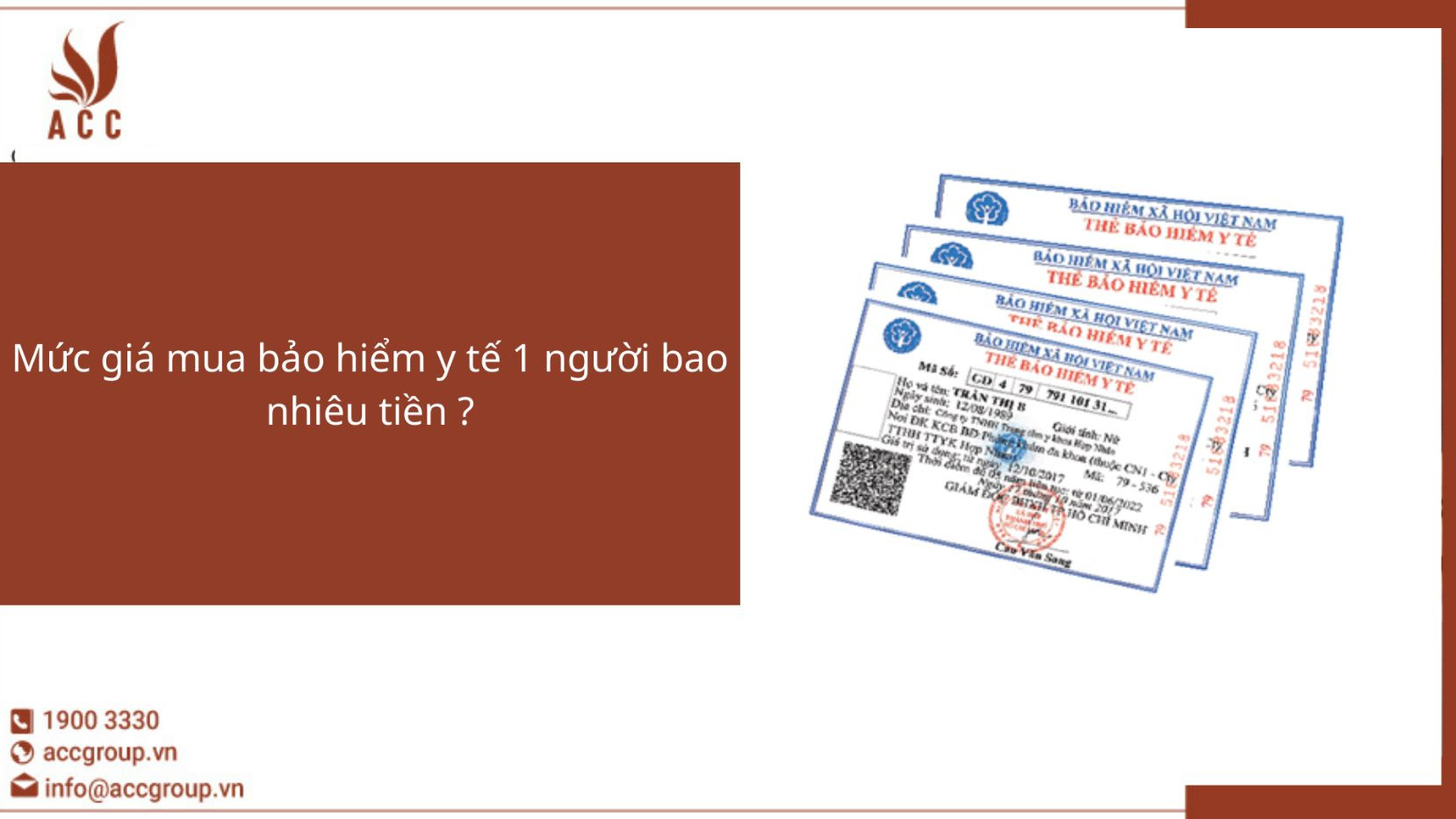 Mức giá mua bảo hiểm y tế 1 người bao nhiêu tiền ?