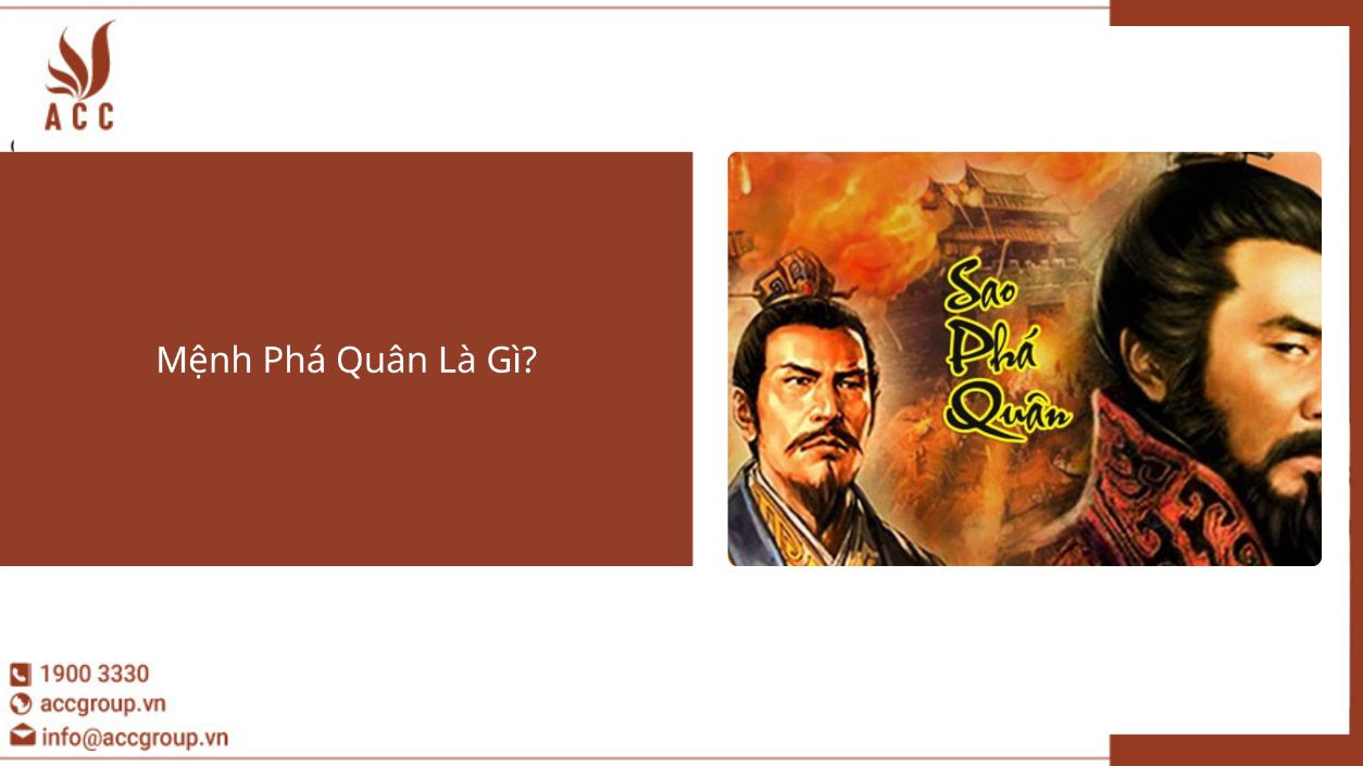Mệnh Phá Quân Là Gì?