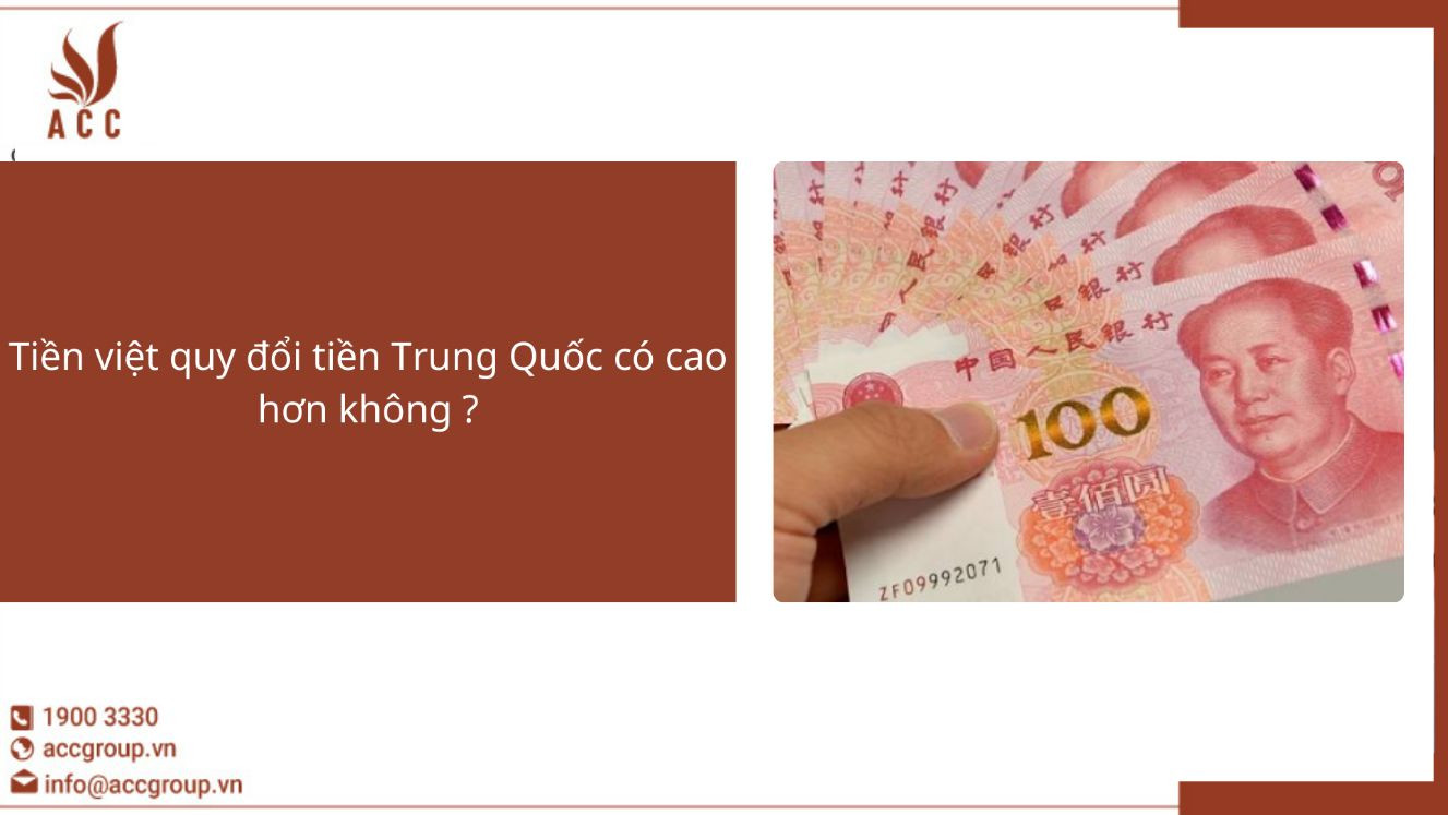 Tiền việt quy đổi tiền Trung Quốc có cao hơn không ?