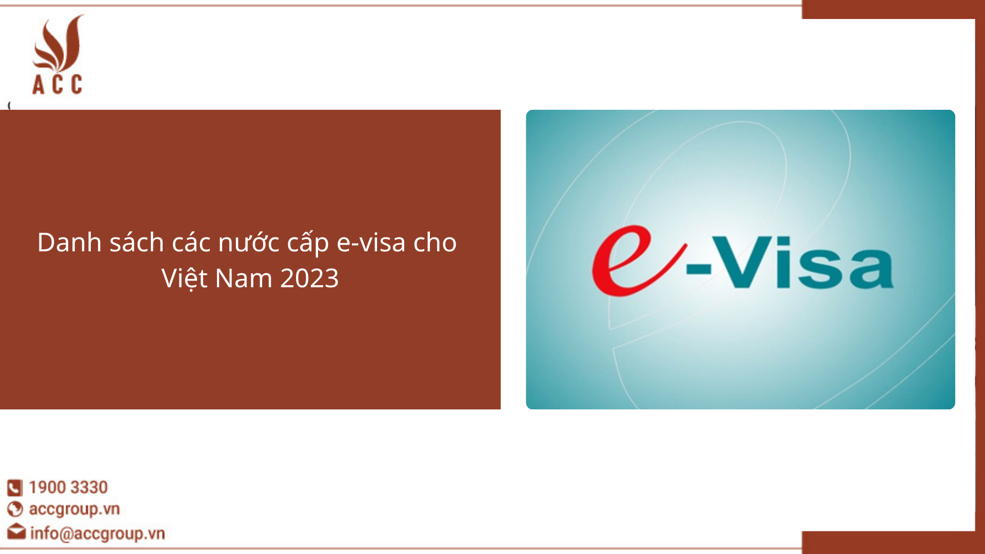 Danh sách các nước cấp e-visa cho Việt Nam 2023
