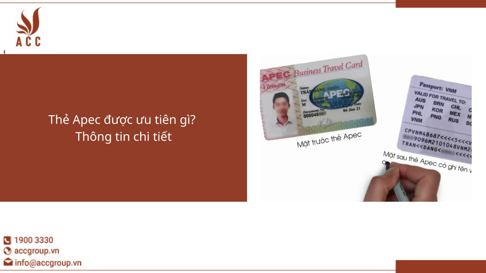 Thẻ Apec được ưu tiên gì? Thông tin chi tiết