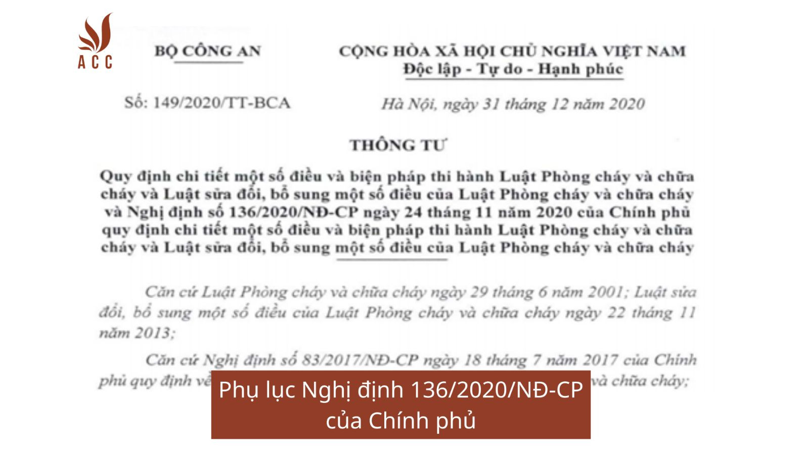 Phụ lục Nghị định 136/2020/NĐ-CP của Chính phủ