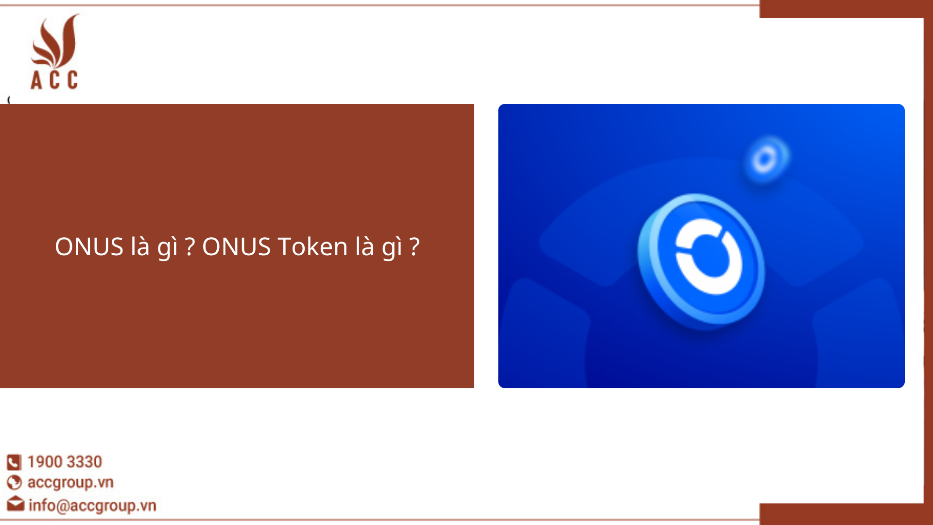 ONUS là gì ? ONUS Token là gì ?