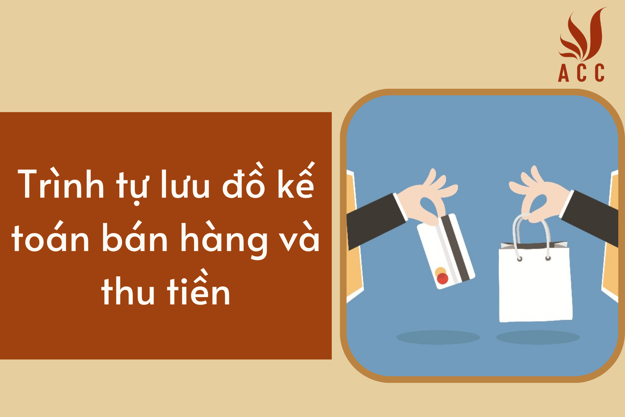 Trình tự lưu đồ kế toán bán hàng và thu tiền