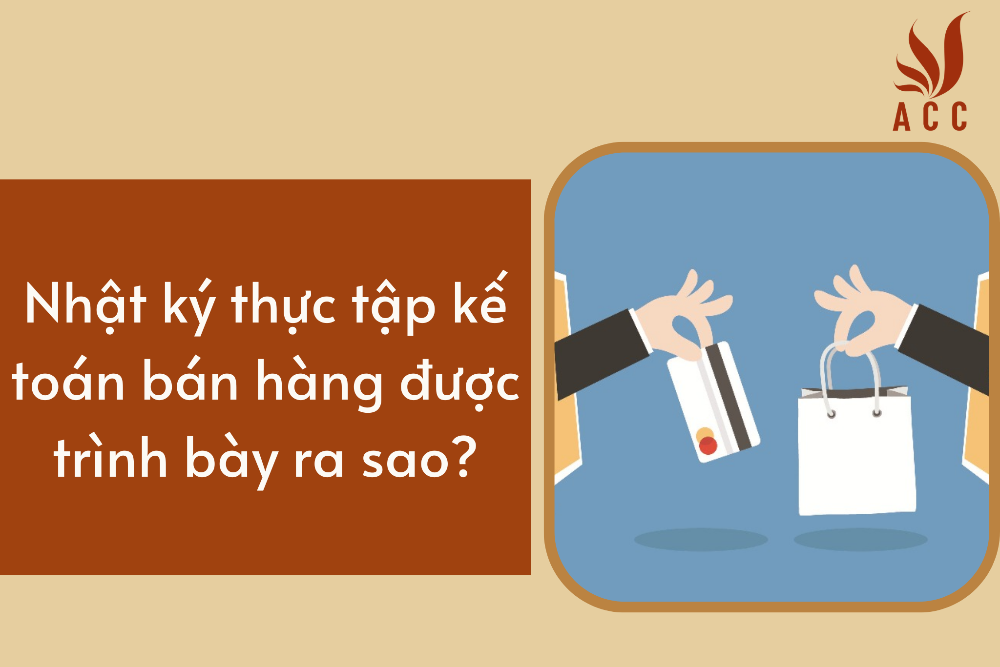 Nhật ký thực tập kế toán bán hàng được trình bày ra sao?