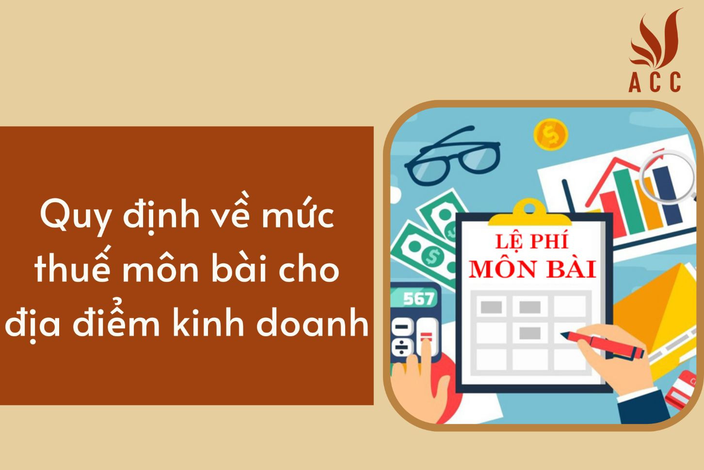 Quy định về mức thuế môn bài cho địa điểm kinh doanh