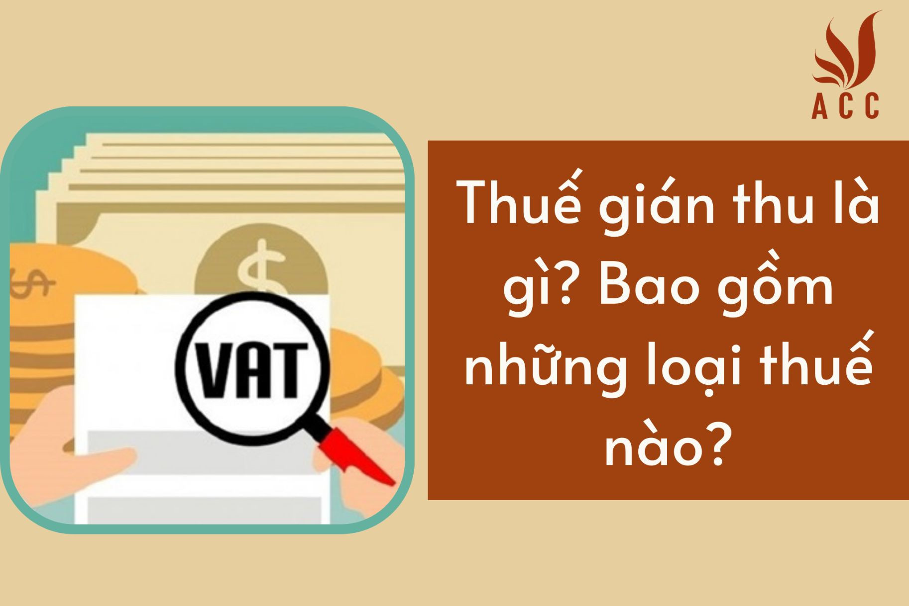 Thuế gián thu là gì? Bao gồm những loại thuế nào?