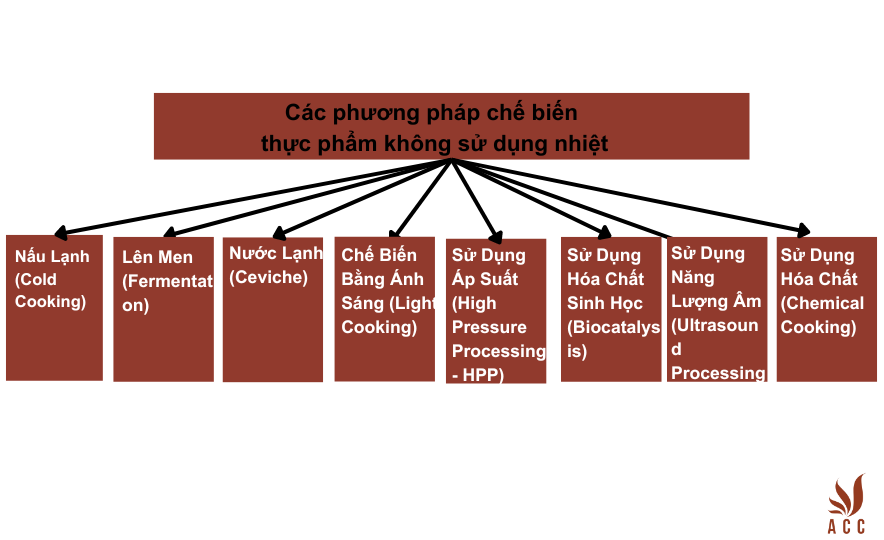 Các phương pháp chế biến thực phẩm không sử dụng nhiệt