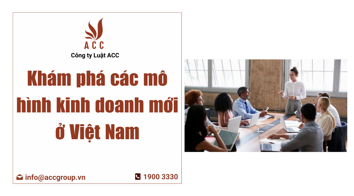 mô hình kinh doanh mới ở việt nam