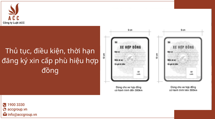 Làm phù hiệu xe hợp đồng