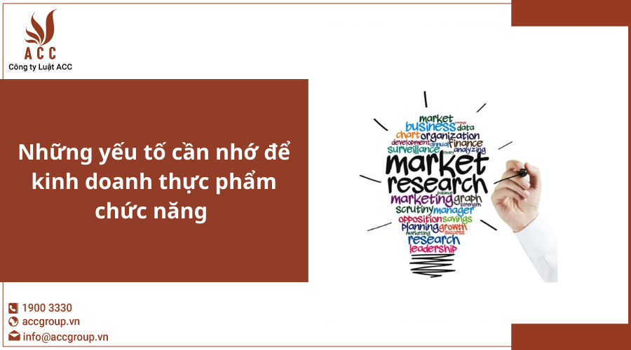 Những yếu tố cần nhớ để kinh doanh thực phẩm chức năng