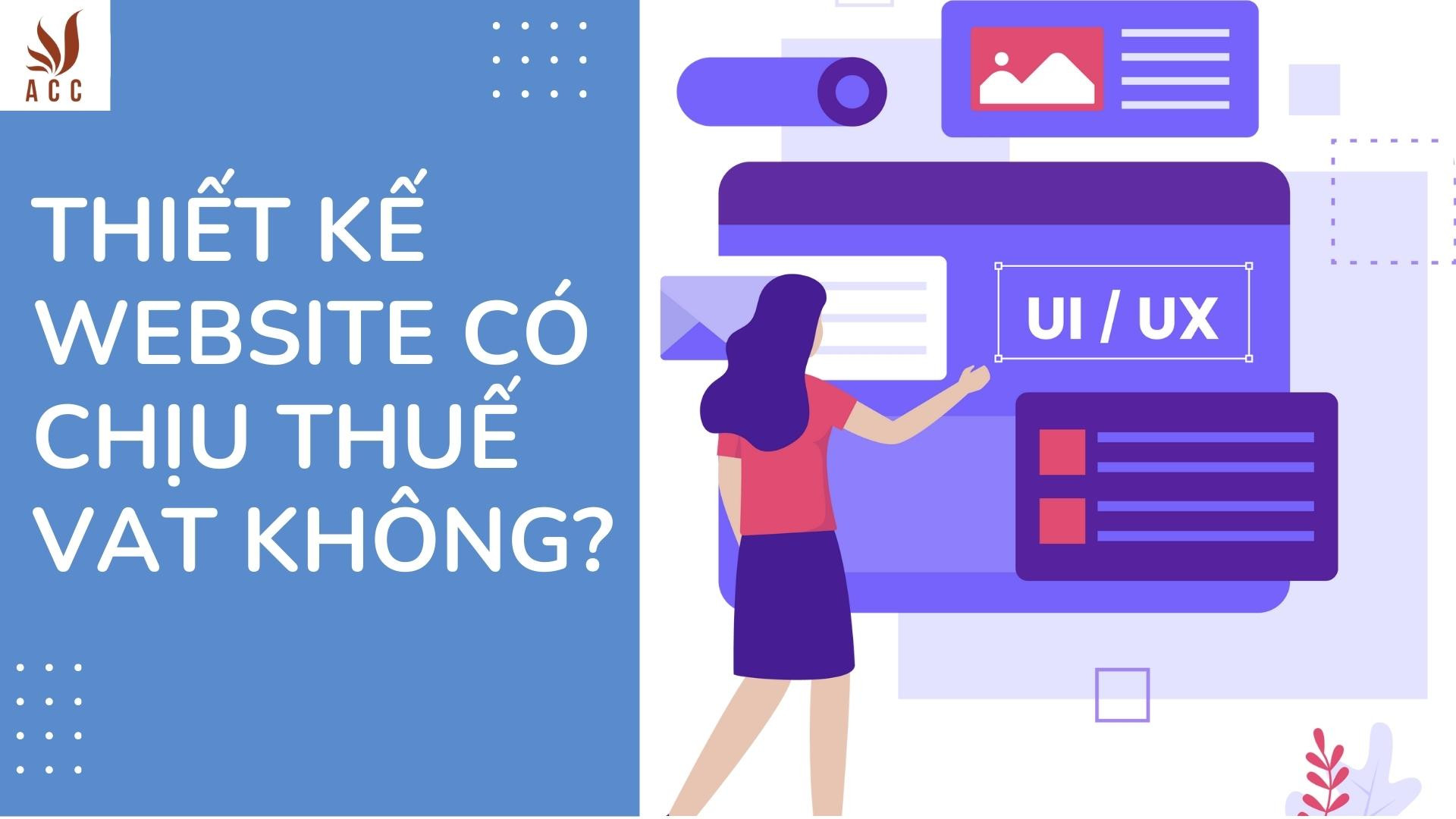 Thiết kế web có VAT không?
