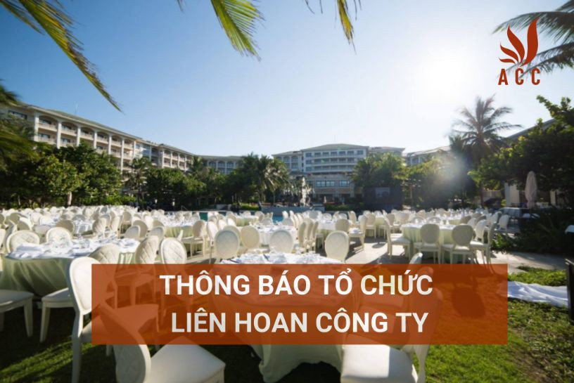 Thông báo tổ chức liên hoan công ty