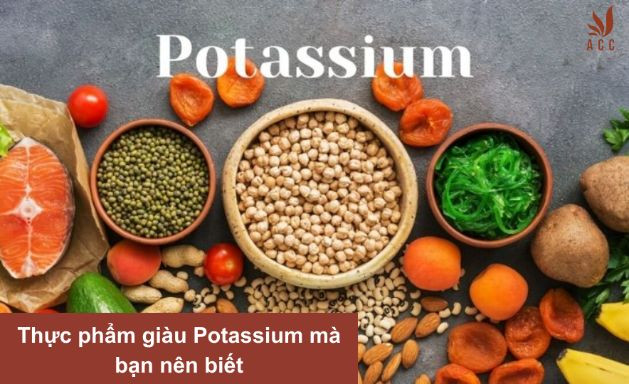 Thực phẩm giàu Potassium mà bạn nên biết