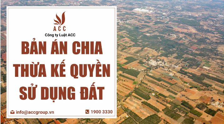 Bản án chia thừa kế quyền sử dụng đất