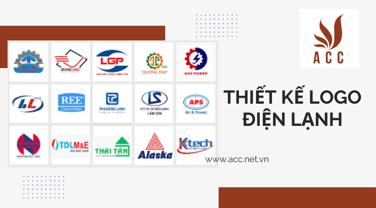 thiết kế logo điện lạnh