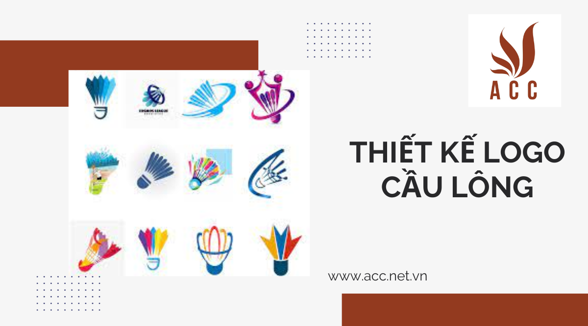 thiết kế logo cầu lông