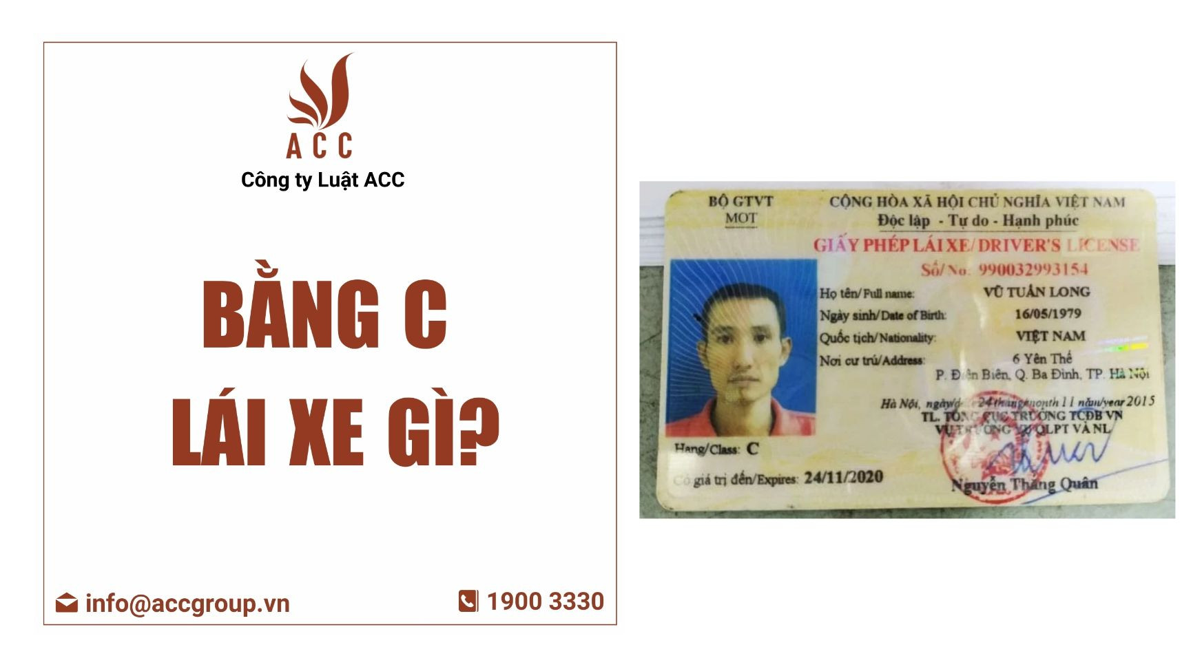 Bằng C lái xe gì?