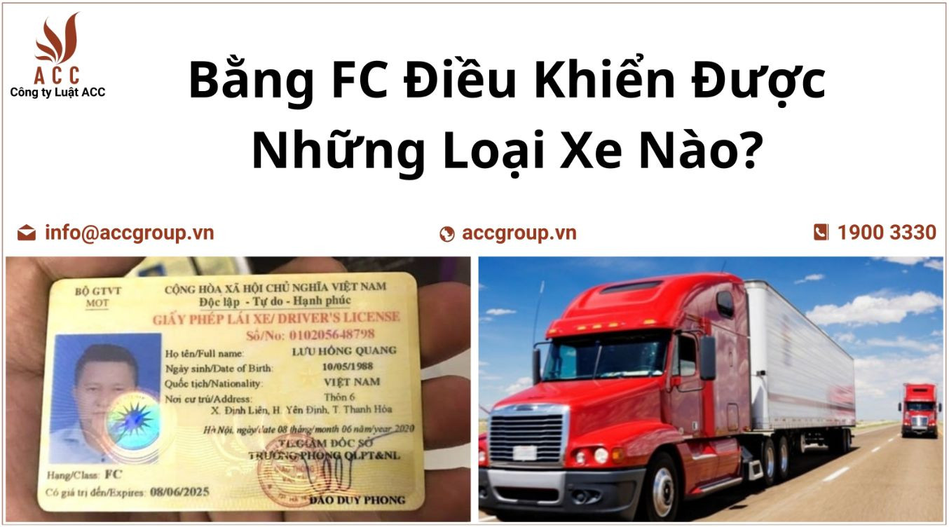 Bằng FC Điều Khiển Được Những Loại Xe Nào?