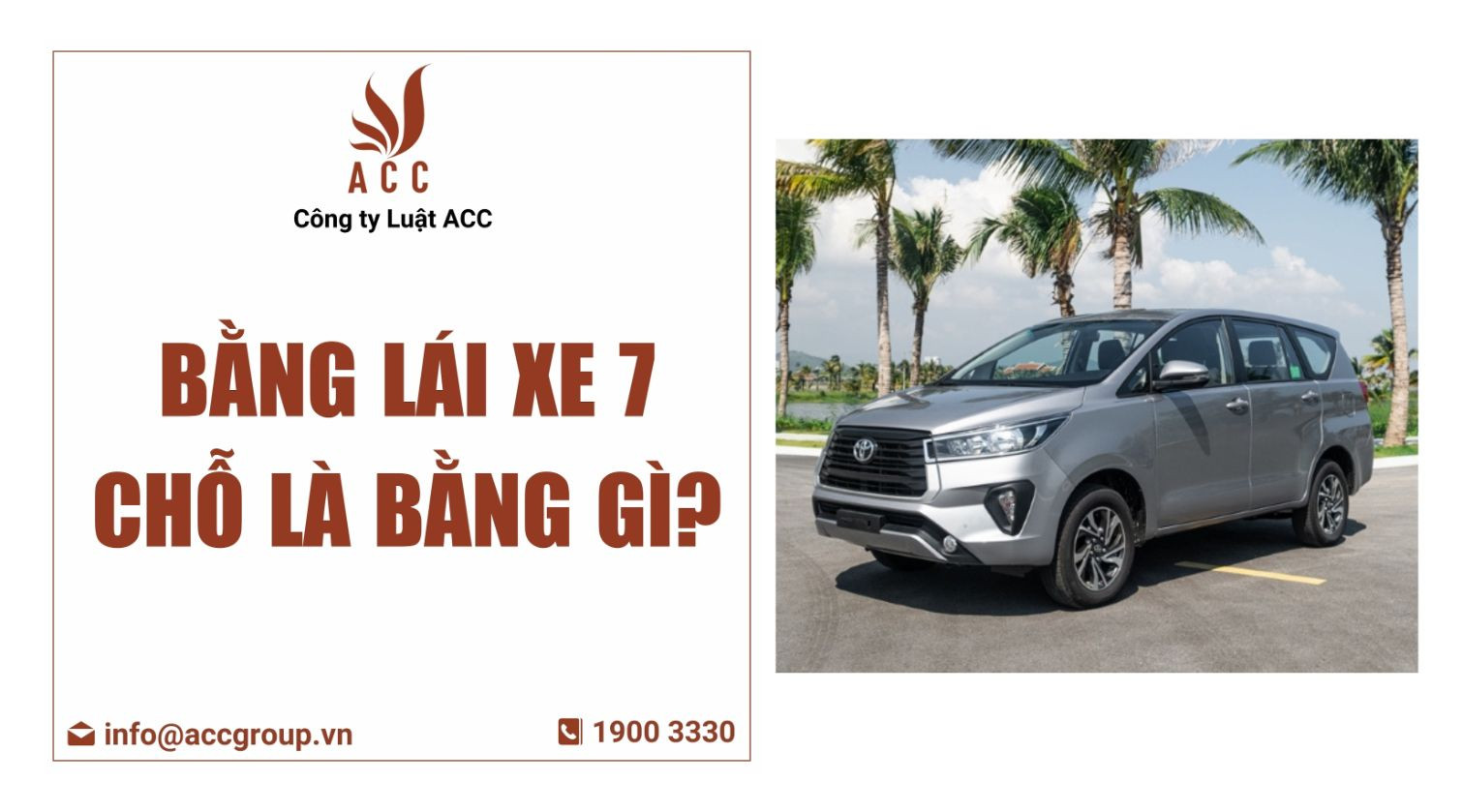 bằng lái xe 7 chỗ