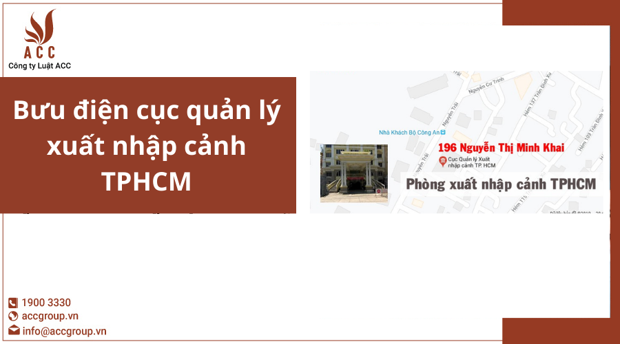 Bưu điện cục quản lý xuất nhập cảnh TPHCM