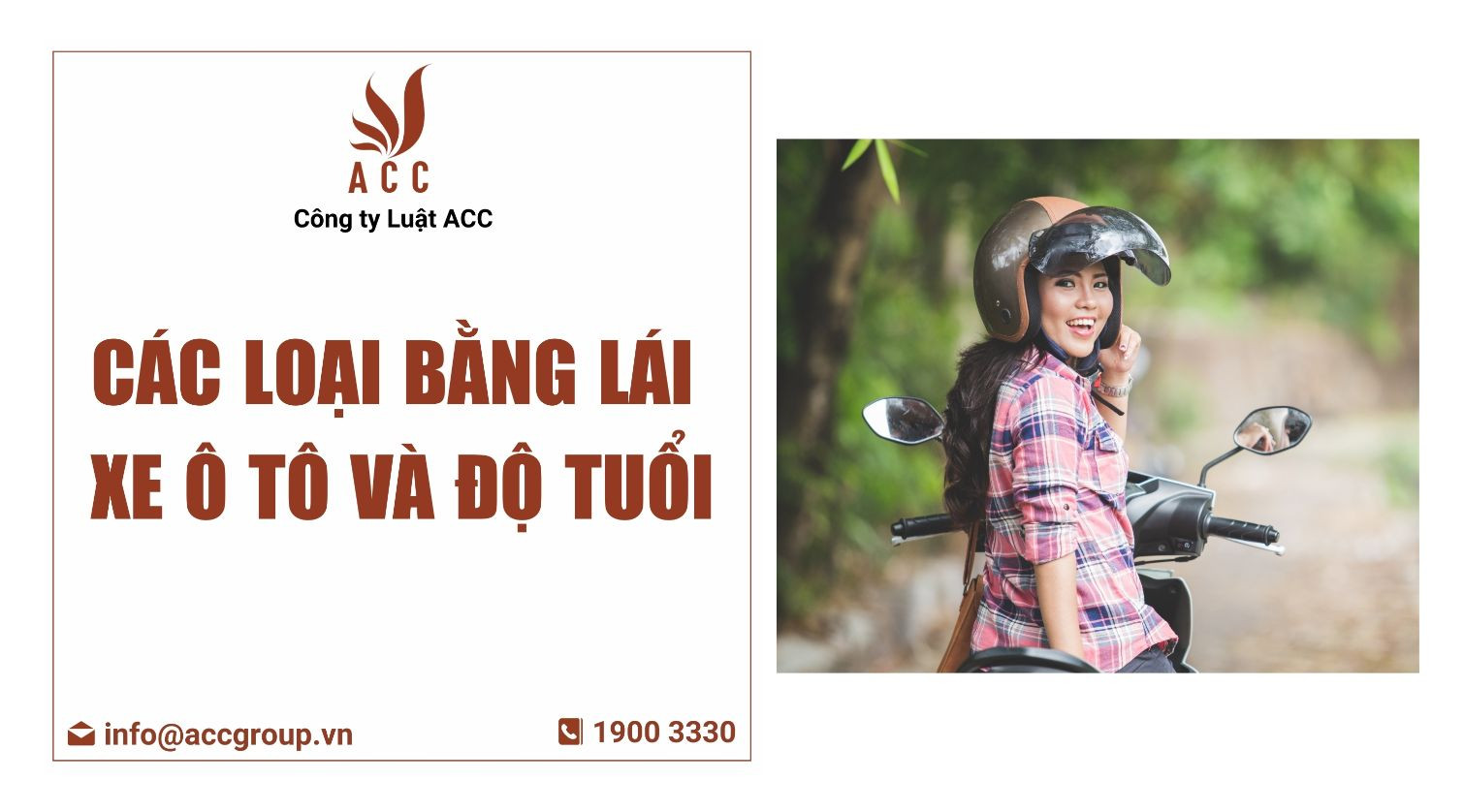Các loại bằng lái xe ô tô và độ tuổi