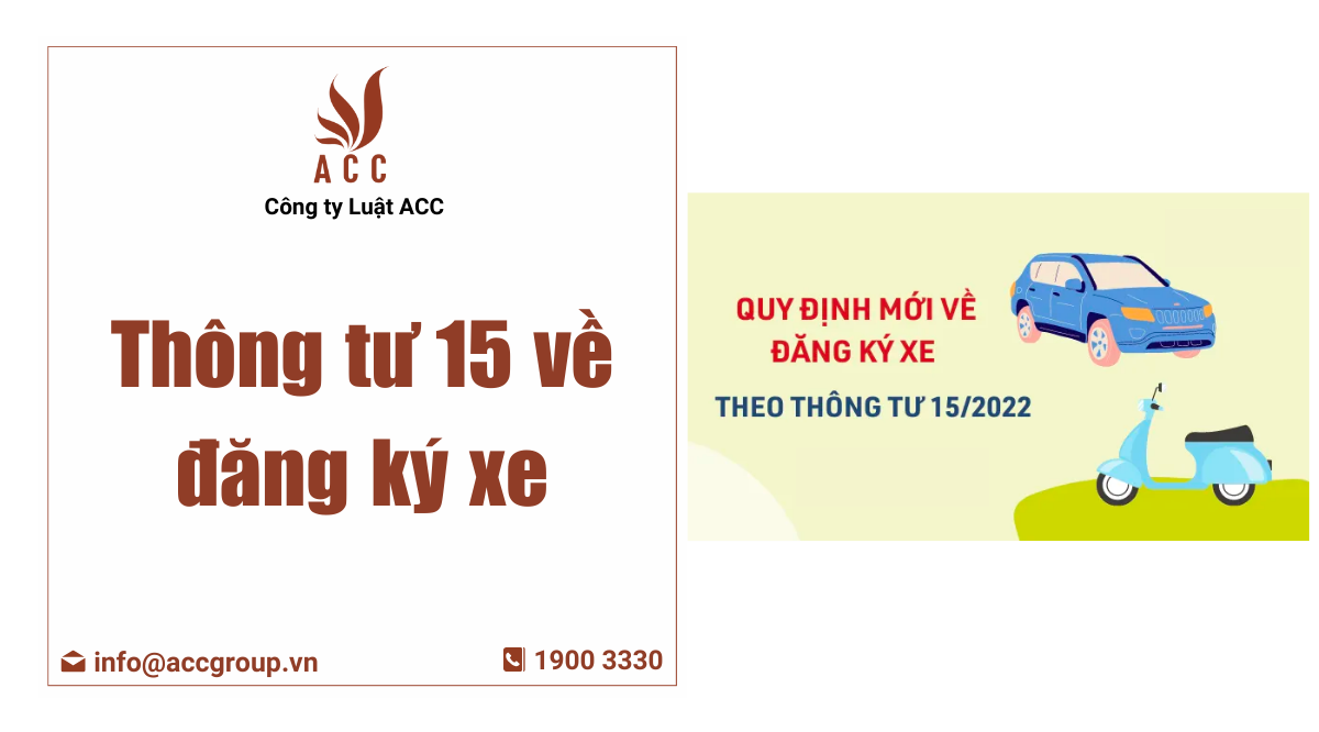 Thông tư 15 về đăng ký xe