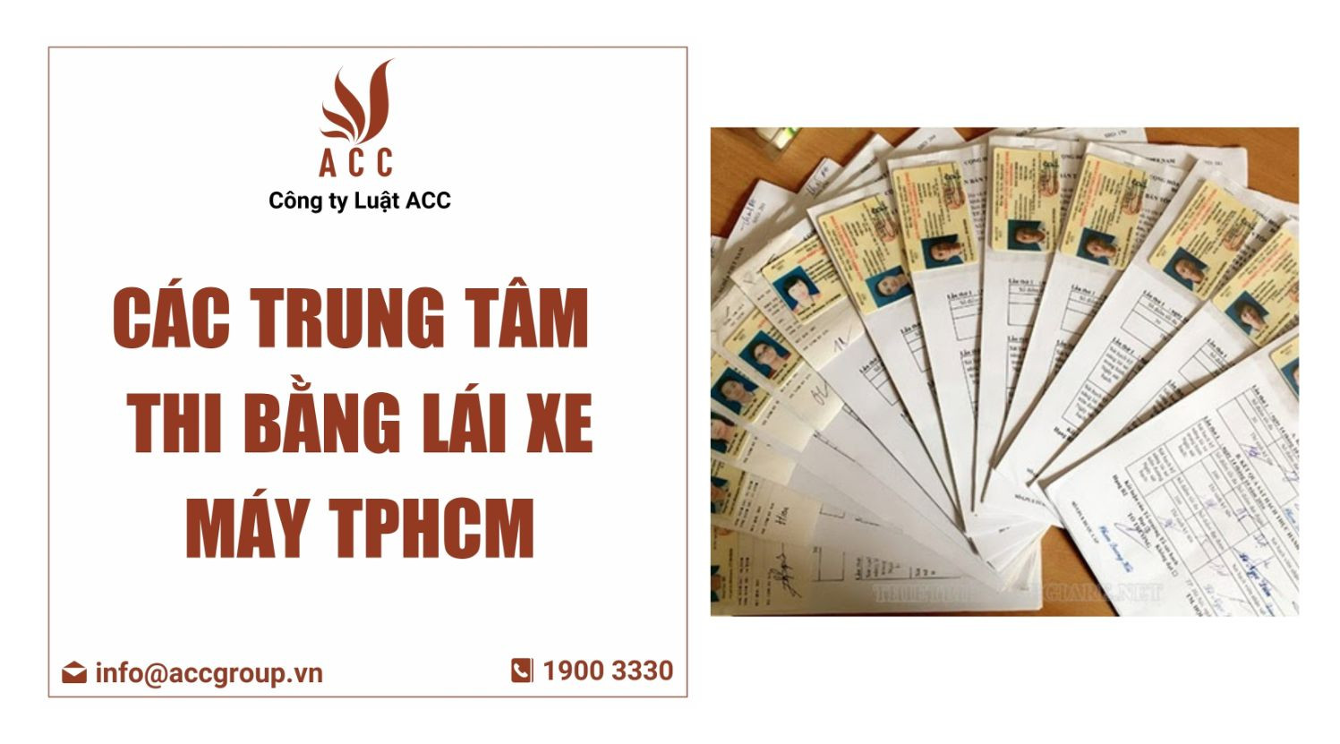Các trung tâm thi bằng lái xe máy TPHCM