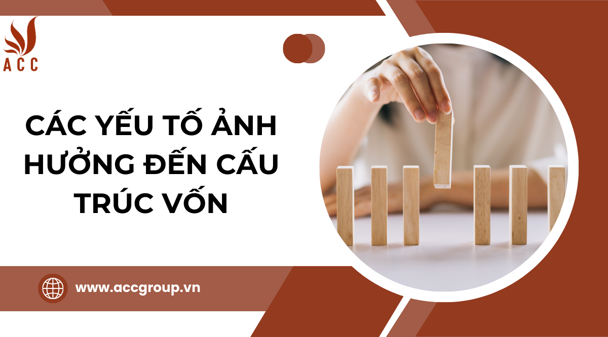 Các yếu tố ảnh hưởng đến cấu trúc vốn