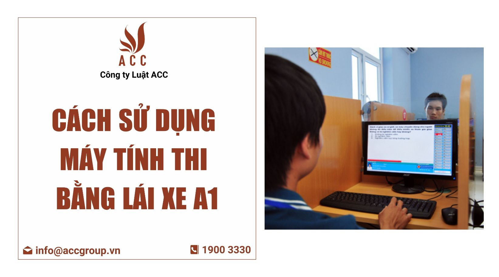Cách sử dụng máy tính thi bằng lái xe A1