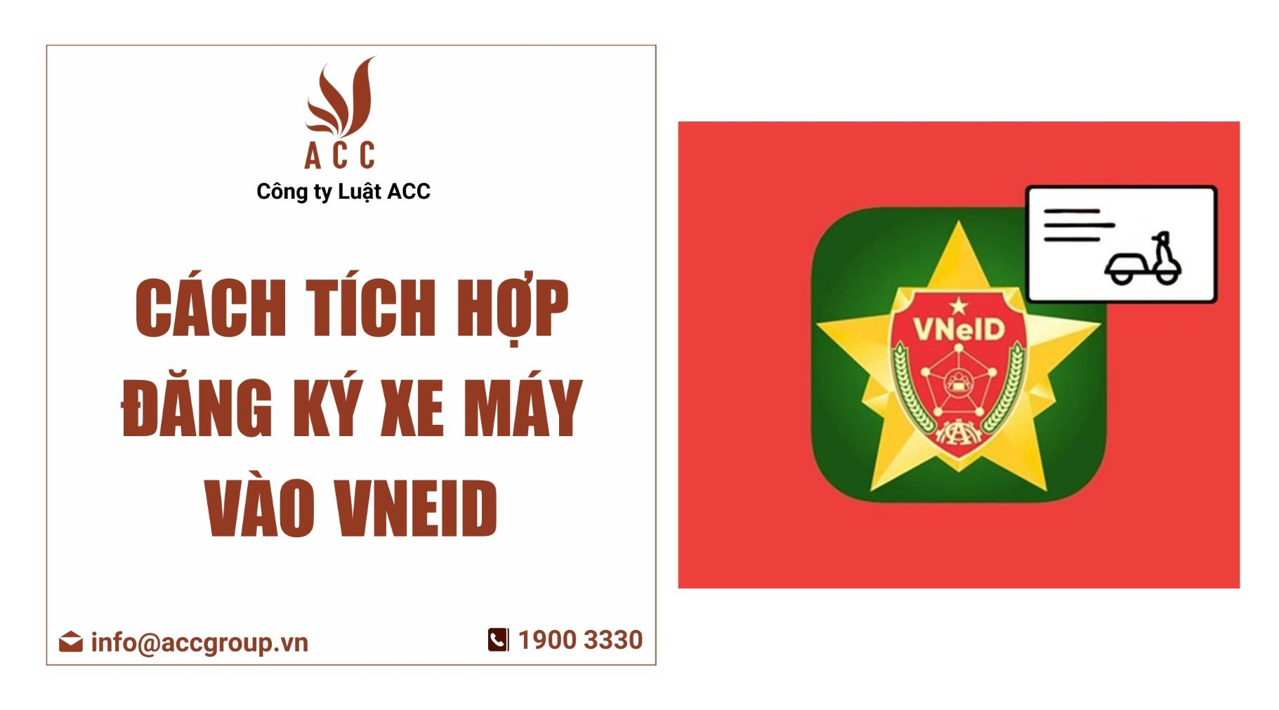cách tích hợp đăng ký xe máy vào vneid