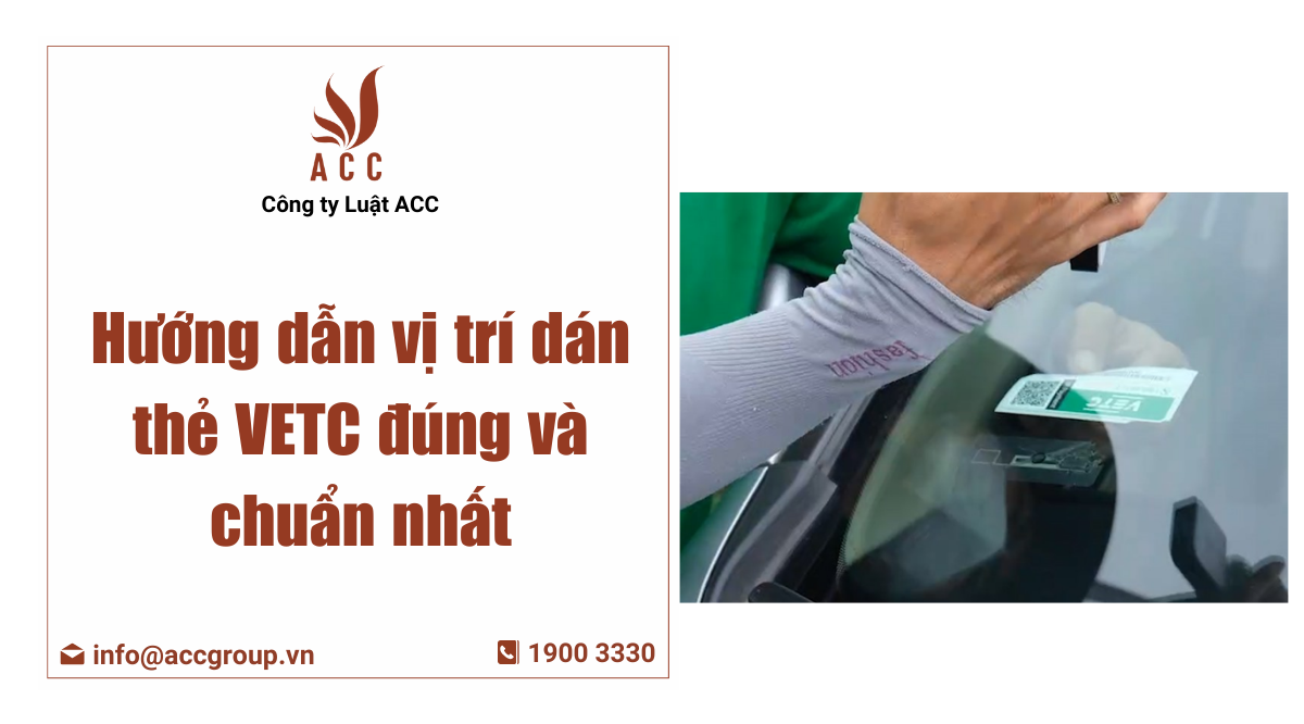 vị trí dán thẻ vetc