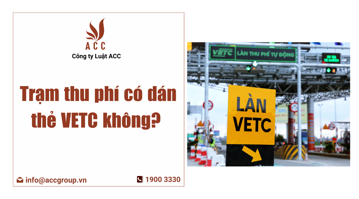 trạm thu phí có dán thẻ vetc không