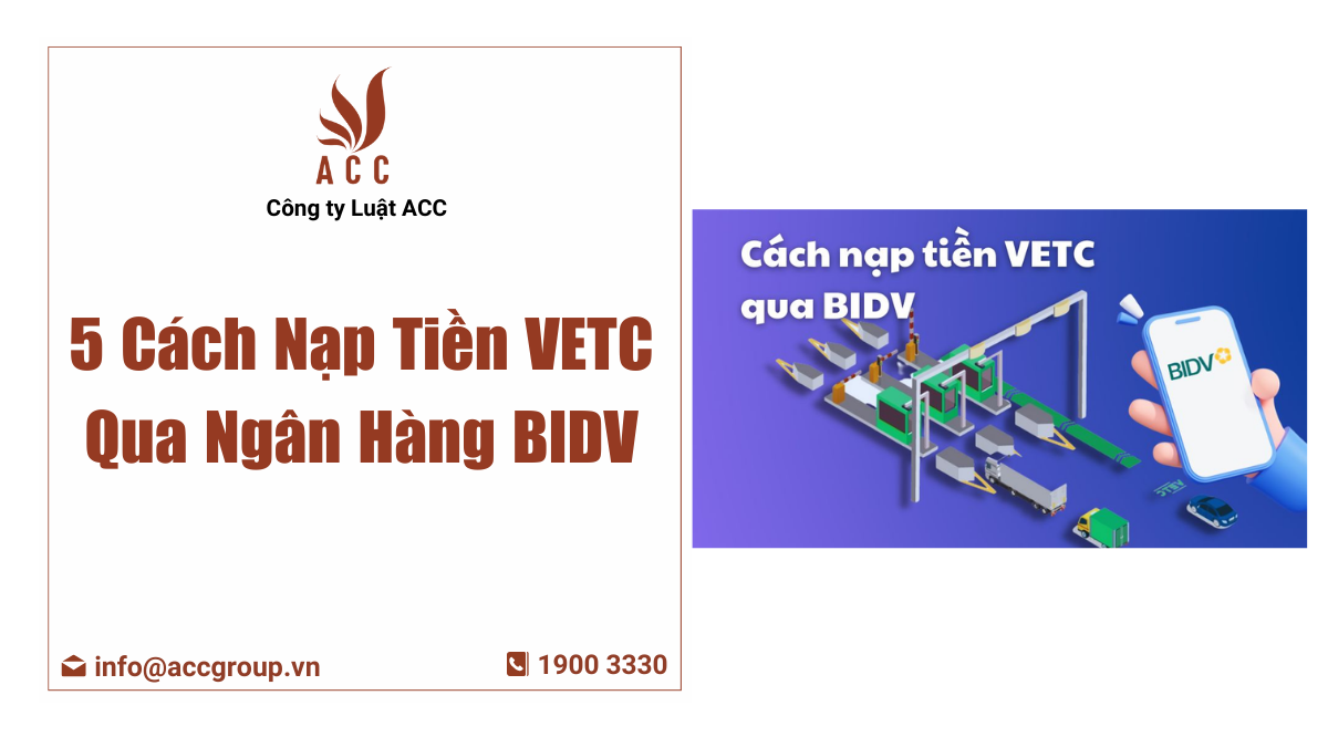 cách nạp tiền vetc qua bidv