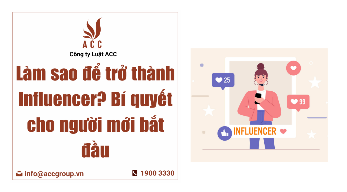 làm sao để trở thành influencer