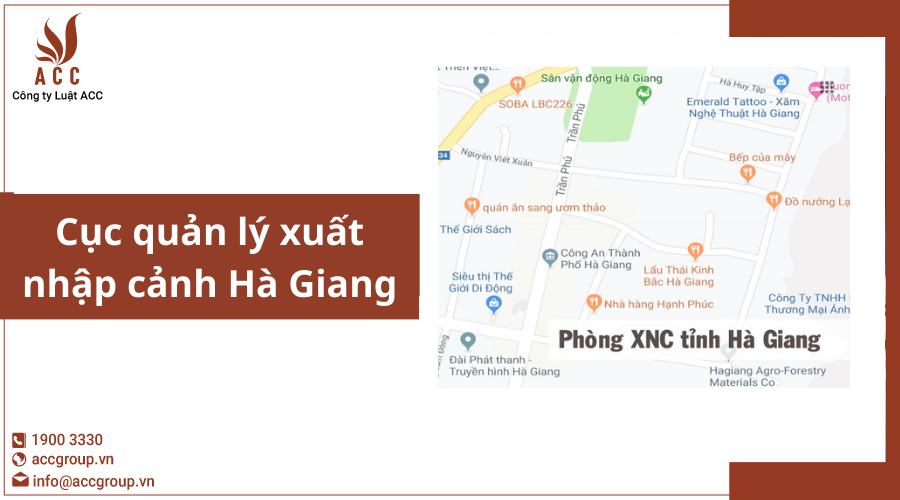 Cục quản lý xuất nhập cảnh Hà Giang