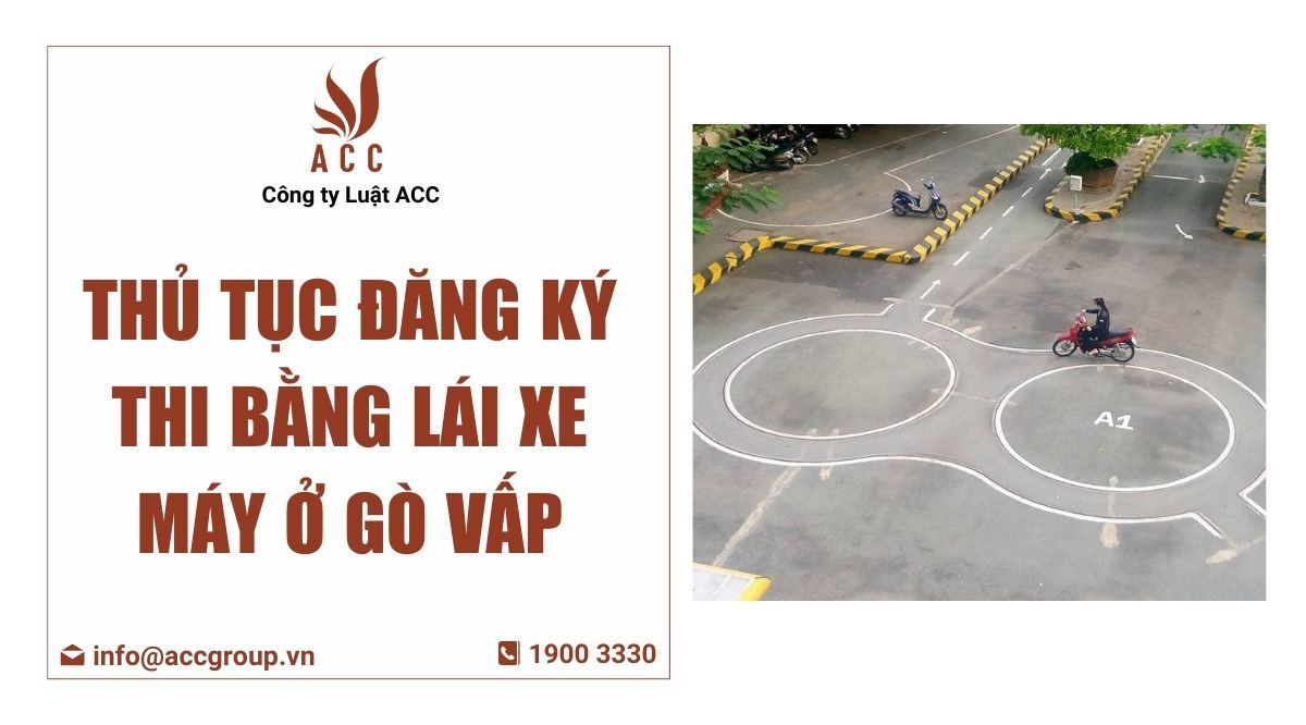 đăng ký thi bằng lái xe máy ở Gò Vấp