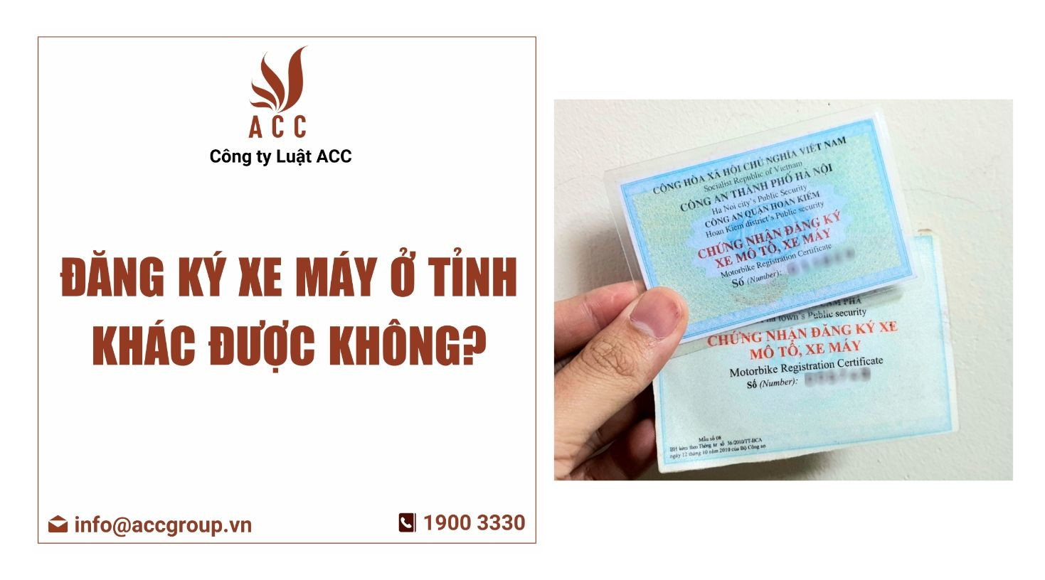 đăng ký xe máy ở tỉnh khác được không