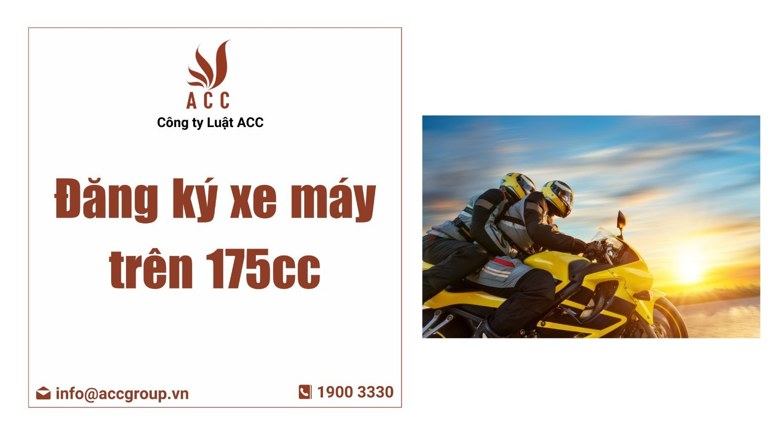 Đăng ký xe máy trên 175cc