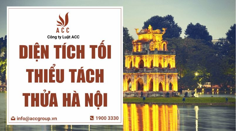 Diện tích tối thiểu tách thửa Hà Nội