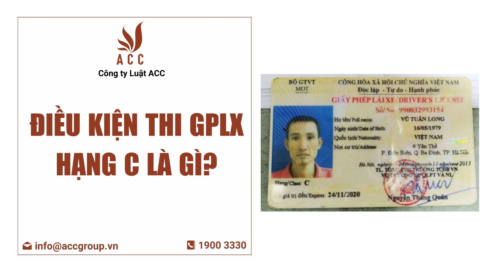 Điều kiện thi GPLX hạng C