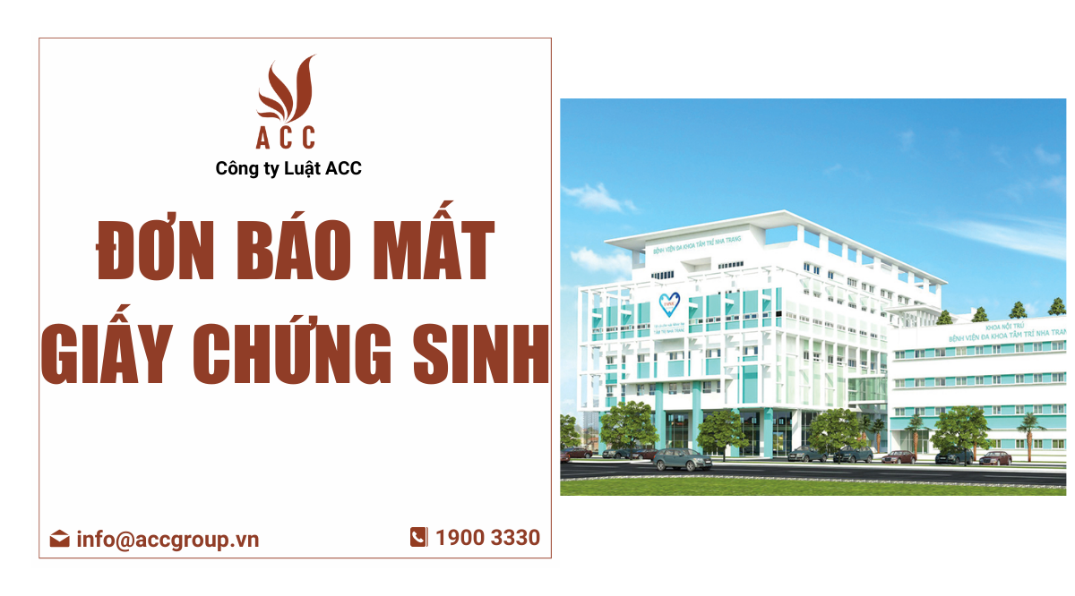Đơn báo mất giấy chứng sinh