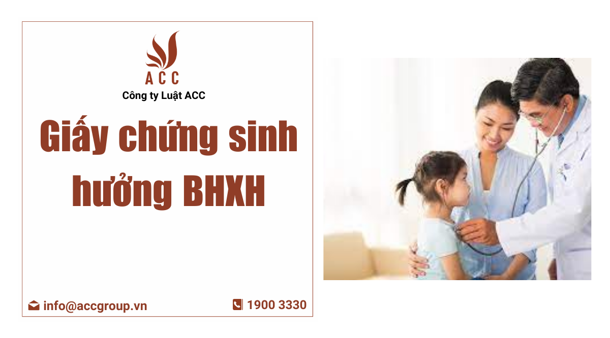 Giấy chứng sinh hưởng BHXH