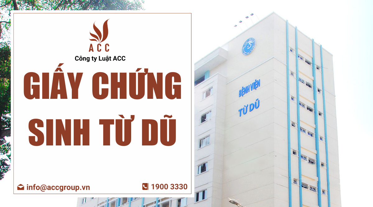 Giấy chứng sinh Từ Dũ