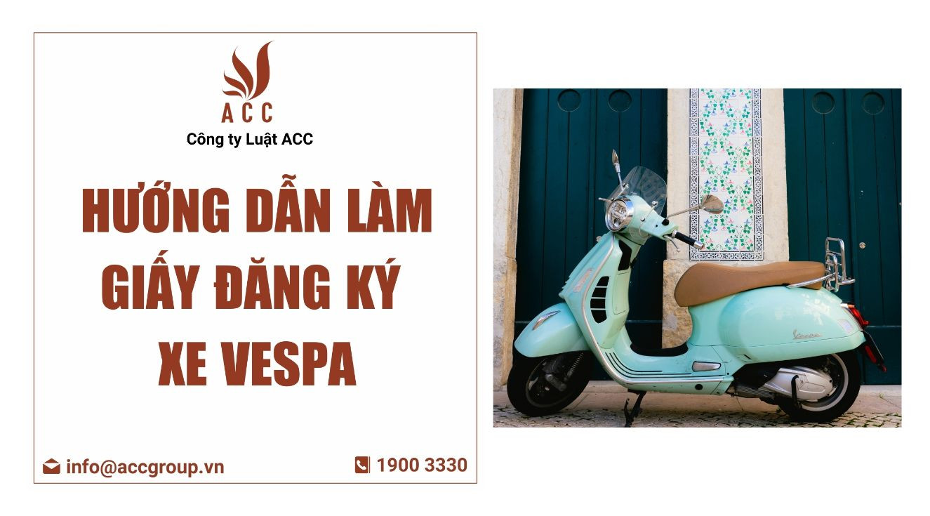 Giấy đăng ký xe Vespa