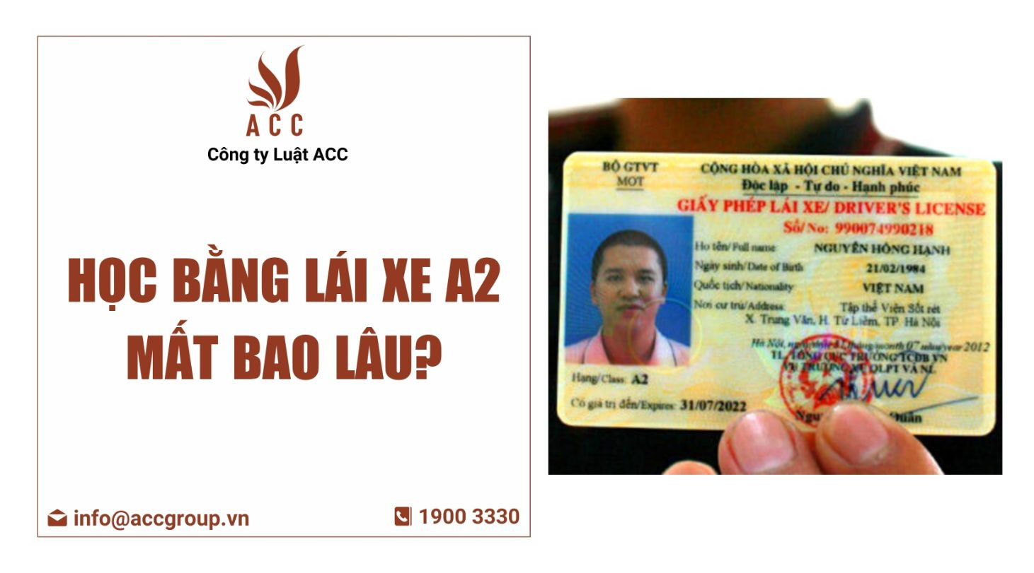 Học bằng lái xe A2 mất bao lâu?