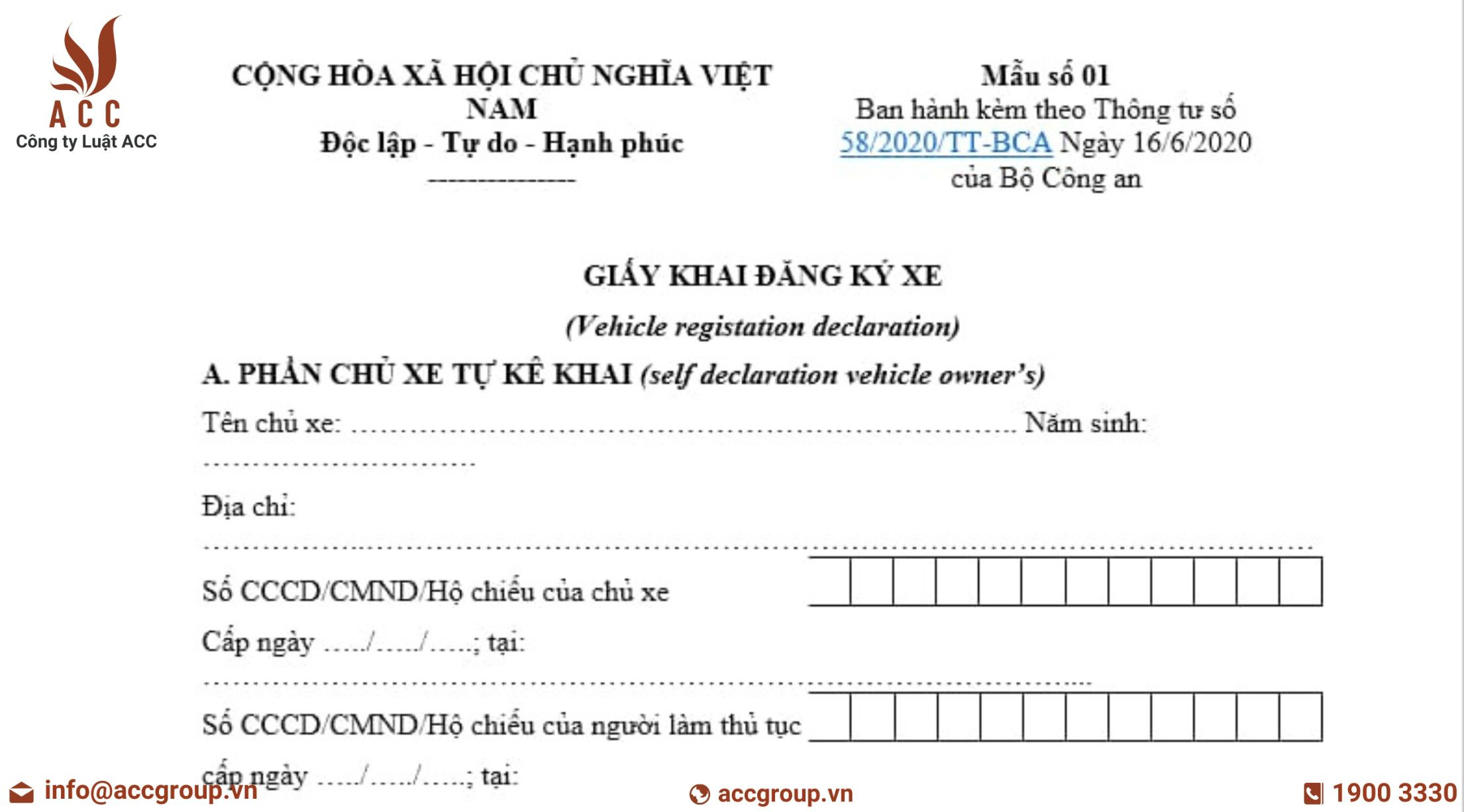 Hướng Dẫn Chi Tiết Đăng Ký Xe Máy Mới Nhất Từ A Tới Z