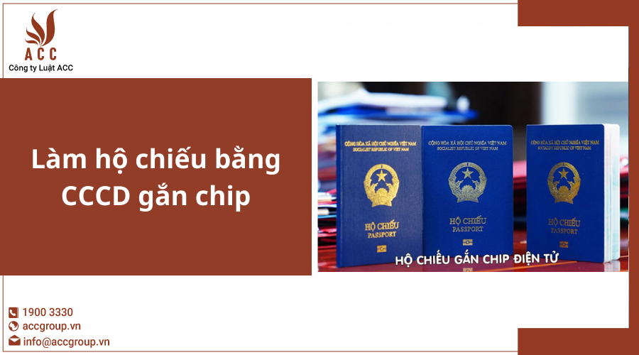 Làm hộ chiếu bằng CCCD gắn chip