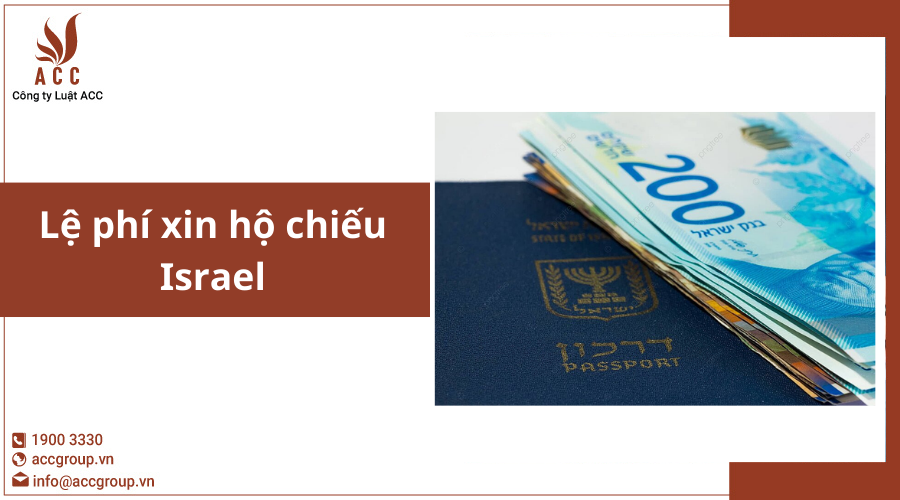 Lệ phí xin hộ chiếu Israel