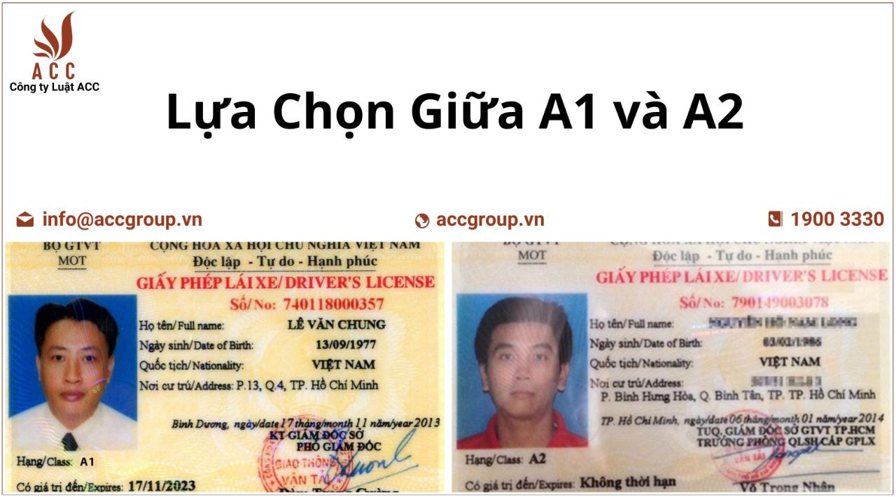 Lựa Chọn Giữa A1 và A2